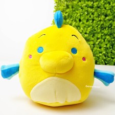 Disney 7" Squishmallows Flounder The Little Mermaid Stuffed Plush Doll NWT Gift