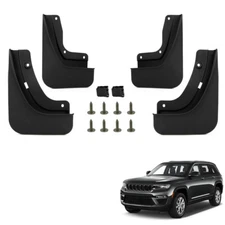 For Grand Cherokee 2022-2024 (Non L) 5 Seats Mud Flaps Set of 4PCS Mud Guard Kit
