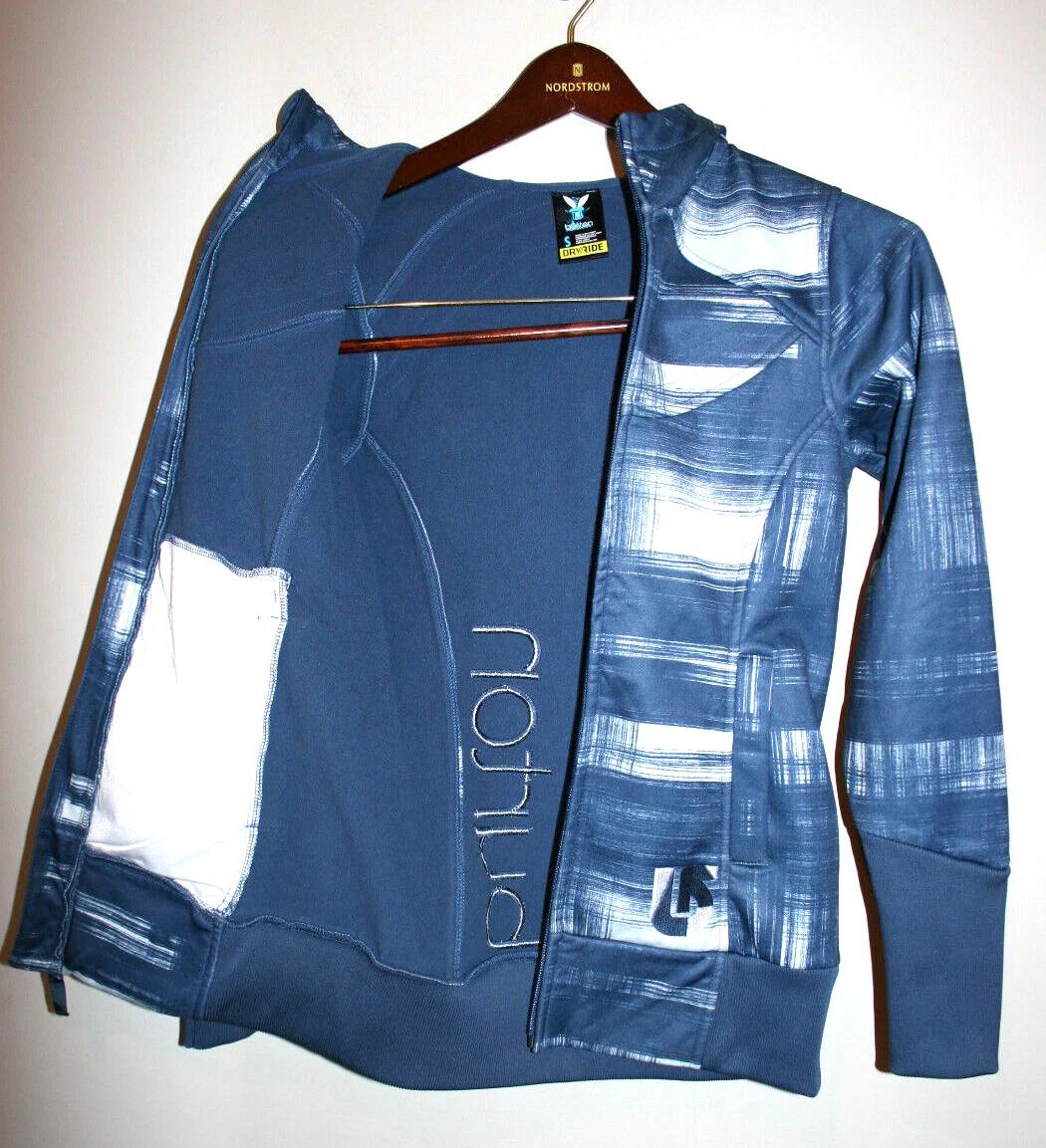 burton dryride snowboard ski hooded full zip jacket