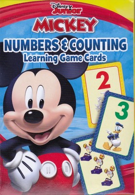 Cards Learning DISNEY MICKEY MOUSE Numbers Counting Flash Game Deck S2 ...