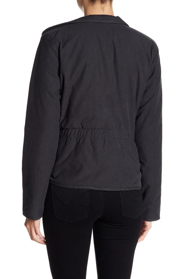 James Perse Funnel Neck Jacket, Spread collar, Front button Size 1/Sml, $395 NWT - Image 2 of 4