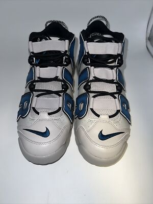 NIKE AIR MORE UPTEMPO '96 LIGHT IRON/BLUE SIZE 11 BRAND NEW/No Box