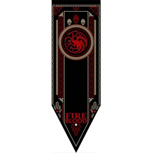 Juego de Tronos Stark Tyrel Targaryen Bandera Casa Fiesta Colgante de Pared - Imagen 15 de 26