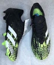 New Adidas x Predator Mutator 20.1 FG Green/Black EH2885 Mens Size 6/ Woman 7.5