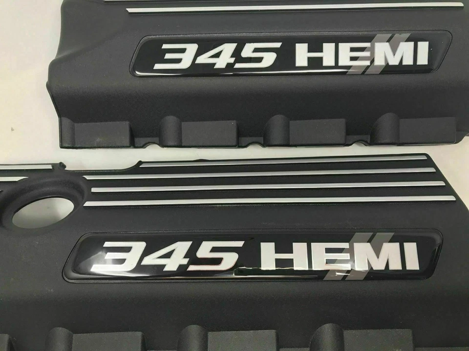 Válvula de cubierta del motor Dodge Challenger Charger 5,7 L 345 Hemi Destroyer gris 2 piezas Foto 3 de 3
