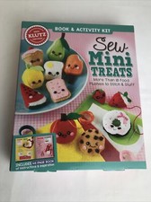 New KLUTZ Sew Mini Treats CRAFT KIT 18 Food Plushies To Stitch Ages 10 NIB
