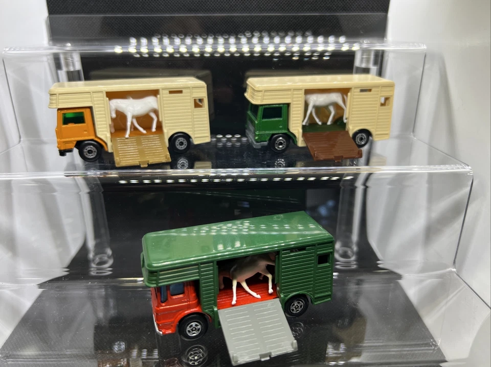 1977 年火柴盒 Superfast x #40 & #17 贝德福德马盒 Van England 带马完好 — 第 3/4 张图片