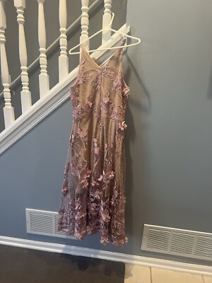 Dress The Population Flower Lace 