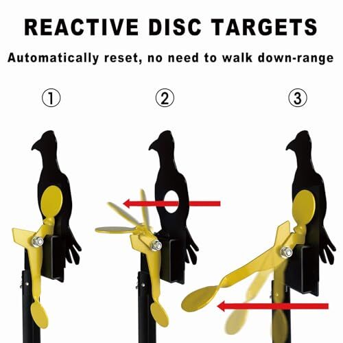 Metal Eagle Reset Target, Air Rifle Animal Shooting targets for Outdoor ...