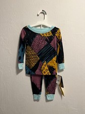 Disney Nightmare Before Christmas Sally Girl's Halloween Costume Pajama Set NEW