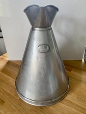 Industrial Brewery Dairy Stainless Steel 2 Gallon Milk Beer Pitcher Jug Vintage!