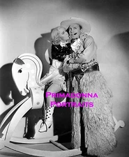 MARY "PUNKINS" PARKER & JACK BENNY 8x10 Lab Photo '38 "ARTISTS & MODELS ABROAD"
