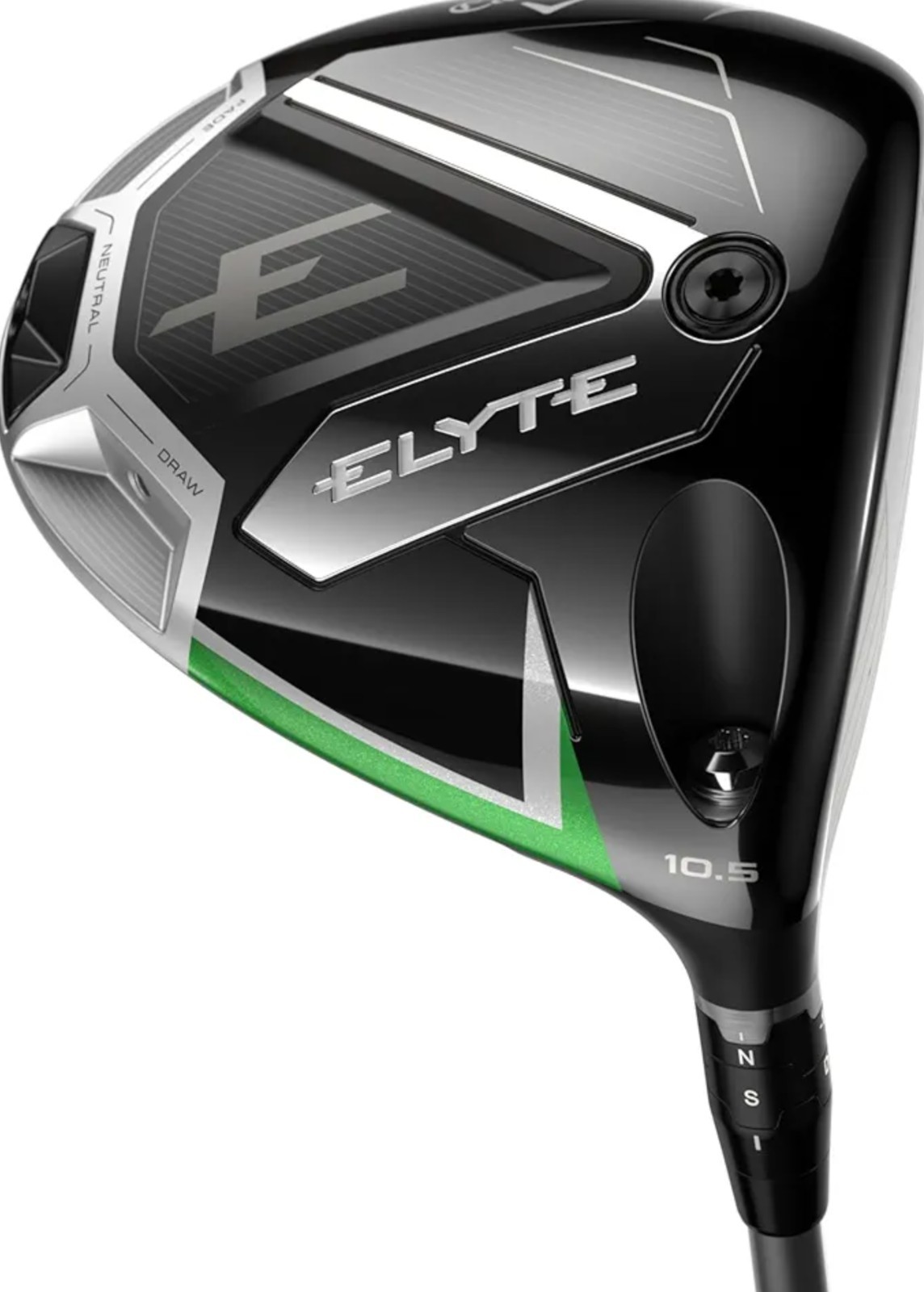 Callaway Elyte Driver 10.5 Ai 10X Face Carbon Head Black Green Silver