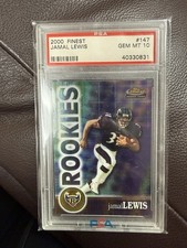 2000 Finest JAMAL LEWIS RC PSA 10 GEM MINT - 102/2400 - Rookie
