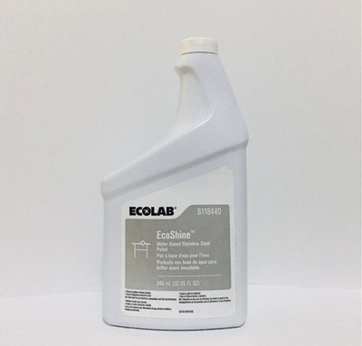 Lot Of 6  ECOLAB Eco Shine Stainless Steel Polish. 6118440. EcoShine. 32oz Each