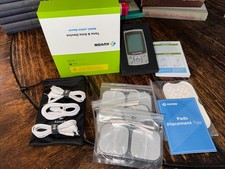 AUVON 3-In-1 TENS Unit Muscle Stimulator, EMS Massage Machine with 40 Intensitie