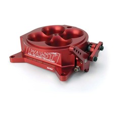 Fast Fuel Injection Throttle Body 307603 Red Anodized 4150 Square Bore Fast Fuel Injection Throttle Body 307603 Red Anodized 4150 Square Bore