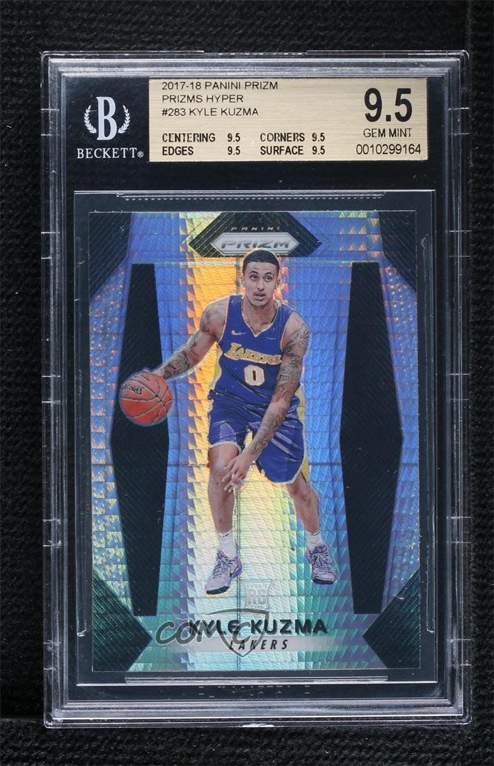 2017-18 Panini Prizm Hyper Prizm Kyle Kuzma #283 BGS 9.5 GEM MINT ou0