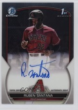 2023 Bowman Chrome Prospect Auto Ruben Santana #CPA-RSA Auto 17k2
