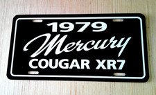 1979 Mercury Cougar Xr7 License Plate Tag 79 Luxury Performance Car