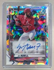 Jo Adell 2021 Bowman Chrome #CRA-JA Atomic Refractor Rookie Auto RC /100