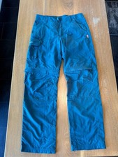 Funktionshose Outdoorhose Zip-Off Oppland petrol mystic blue 152 Trollkids