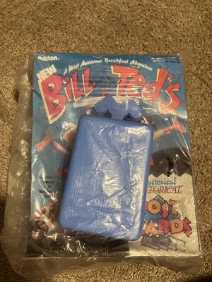 1991 Bill and Ted s Excellent Adventure Cereal Box Sealed UNOPENED -KEANU REEVES