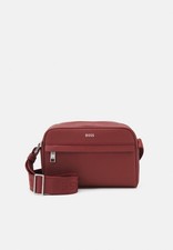 BOSS luxury leather Zair crossbody bag – brick red – brand new with tags 