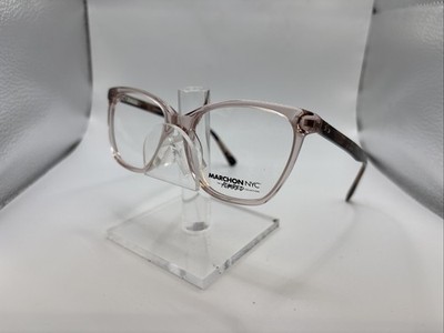 Marchon NYC M-5504 601 53/16 135 Women s Transparent Pink Full Rim Eyeglasses 