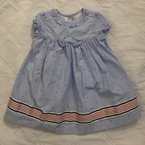 Janie and Jack Dress 6-12 months 4th of July