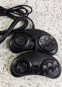 Sega Genesis Model 1 MK-1601 High Defintion Graphics Console Bundle Tested