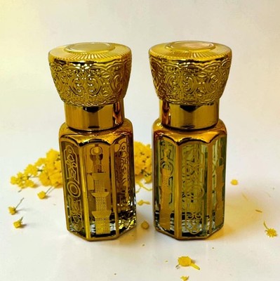 Attar Combo of Labbaik and Amir Al Oud, Long Lasting Perfume Oil for Unisex, 6 m