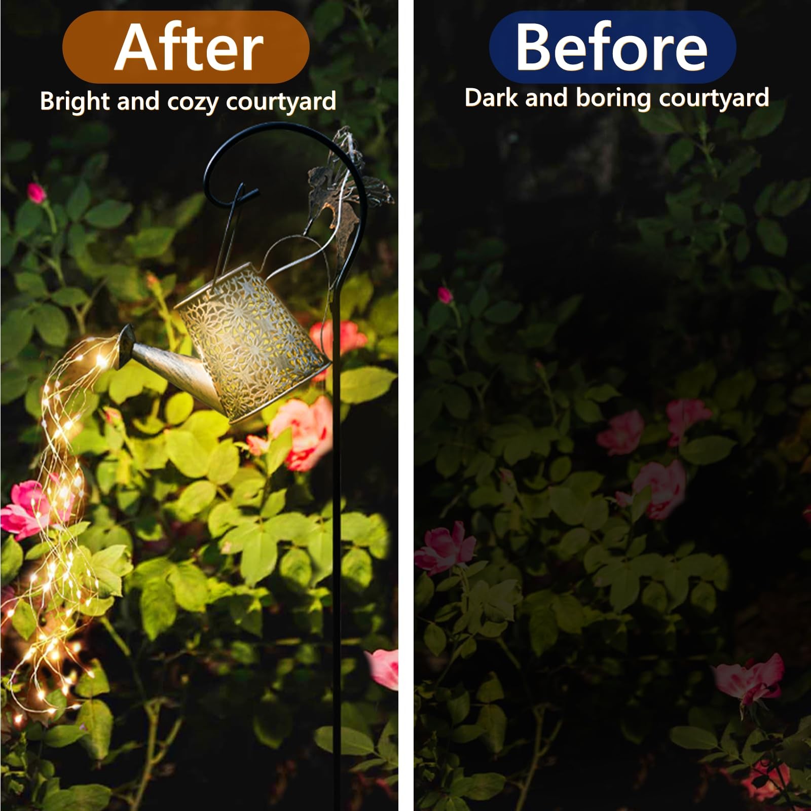 Solar Watering Can Light, Solar Outdoor Decorative,Garden Decor Lights for Yard,