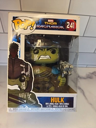 💥 Funko Pop! Marvel – Hulk (Gladiator) #241 | Thor: Ragnarok S1 -Vaulted Rare.