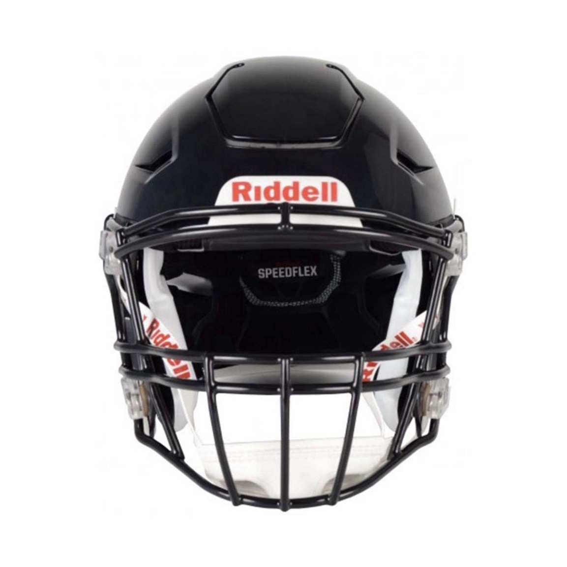 Riddell SpeedFlex Football Helmet Black Matte Full Face with Facemask