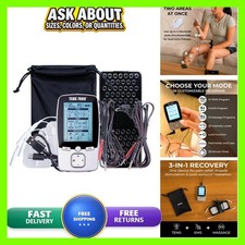 TENS 7000 3-in-1 Combo TENS Unit Muscle Stimulator, Back Pain Relief, Sciatica