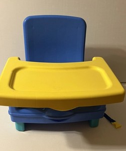Safety First 1st On the Go Fold Up Booster Seat & Tray High Chair Vintage