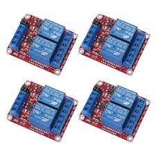 4pcs DC 5V Relay Module 2 Channel Relay Board with Optocoupler 2 Channel - 5V