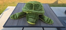 Juguete de peluche de tortuga gigante de 33 pulgadas, tortuga de peluche verde para niños Chi