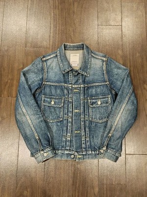 visvim SS 101 Damaged Jacket Size 1 Men's Stylish Streetwear #FF ACA