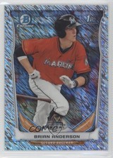 2014 Bowman Draft Chrome Shimmer Refractor 3/15 Brian Anderson #CDP91 0p8