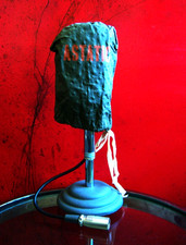 Vintage RARE 1940's Astatic WR20 dual crystal microphone w accessories WR40  5