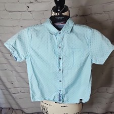 Kenneth Cole Boys Button Down Short Sleeve Top Size 6