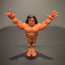 Superfly Jimmy Snuka Complete WWF WWE Wrestling 1991 Hasbro Titan Sports Figure