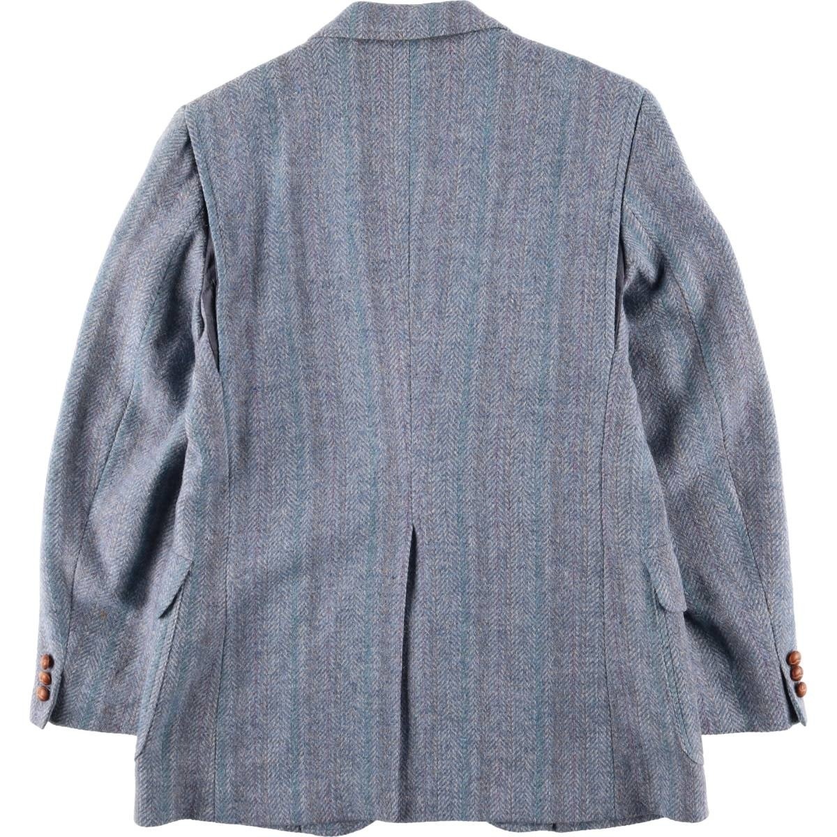 Pendleton 80s Wool Herringbone Tailored Jacket Me… - image 2