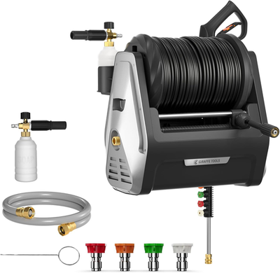 #ad Wall Mounted Pressure Washer Essential with Upgraded 1800W Motor 2900 PSI 2.2 $550.99