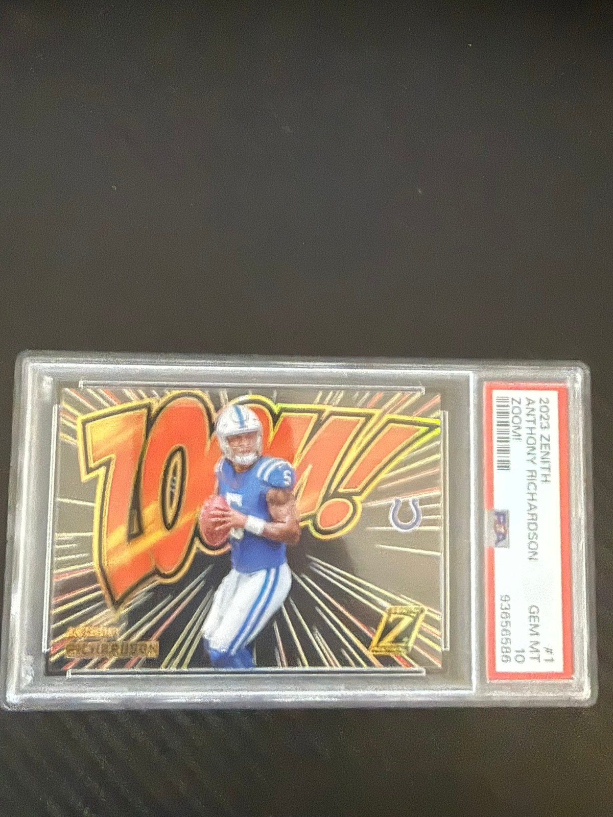 2023 Zenith #1 Anthony Richardson Zoom! PSA 10