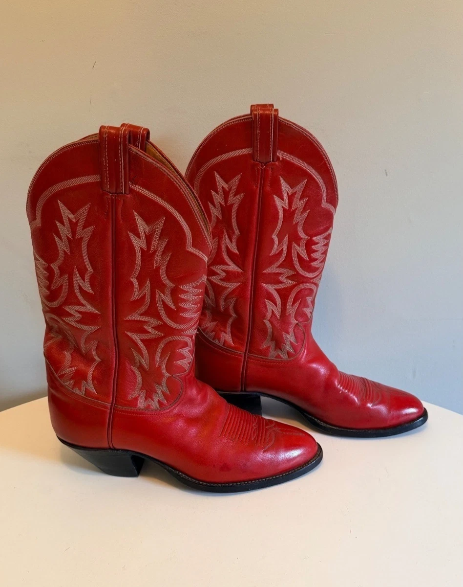 Red Western Tony Lama Boots for Men for Sale | Shop New  display picture 3