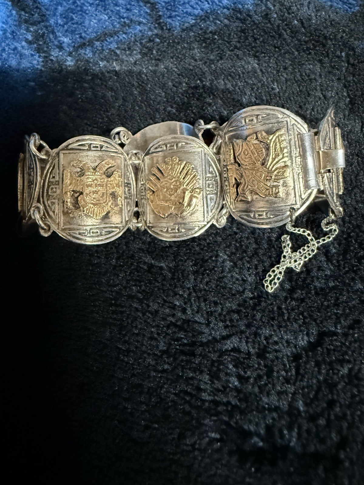 Peruvian 18k Solid Yellow Gold & Solid Sterling S… - image 13