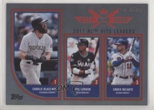 2018 Big League Stat Kings Trio Rainbow Foil /100 Ender Inciarte Dee Gordon 1u6